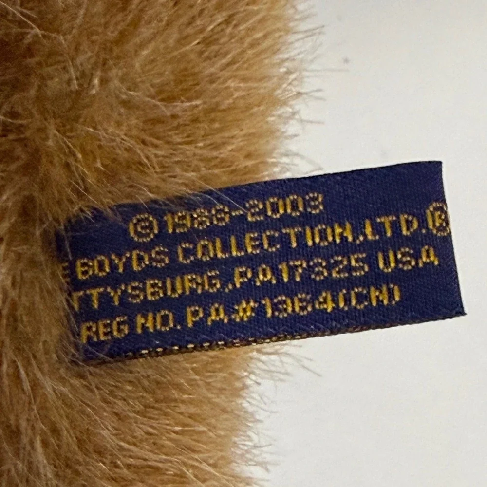 Boyds Bears Longaberger 2003 Limited Edition Teddie Collectibear Jointed‎ Plush
